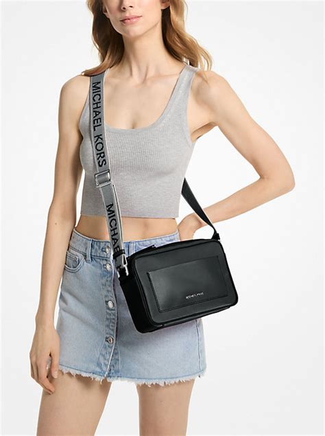 Jet Set Large Nylon Gabardine Crossbody Bag 